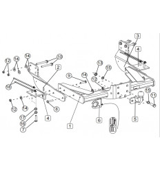 Фаркоп на Ford Transit 3984F