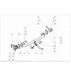 Фаркоп на Nissan X-Trail 4377-A