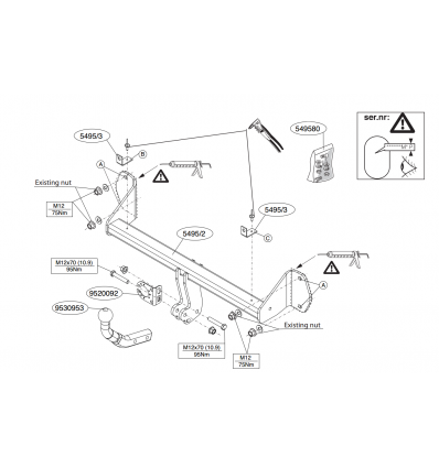 Фаркоп на BMW 1 F20/F21 549500