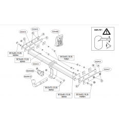 Фаркоп на Volvo XC70 533400