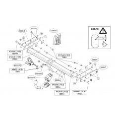 Фаркоп на Volvo XC70 533500