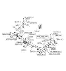 Фаркоп на Subaru Forester 402300