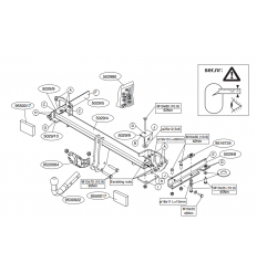 Фаркоп на Subaru Forester 502900