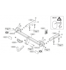 Фаркоп на Subaru Impreza 508600