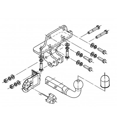 Фаркоп на Toyota Land Cruiser Prado 120,150 T-163