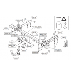 Фаркоп на Subaru Outback 524700