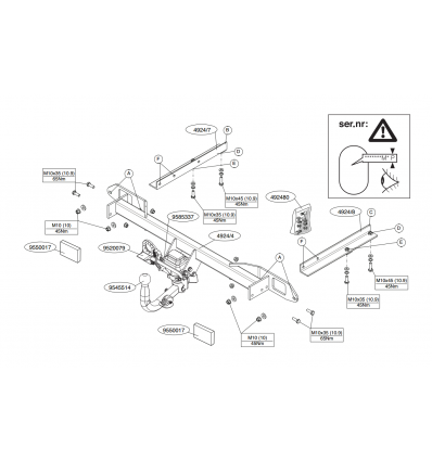 Фаркоп на Opel Insignia 492400