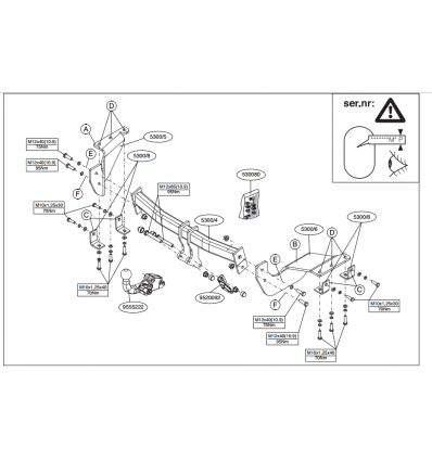 Фаркоп на Peugeot 4007 530000