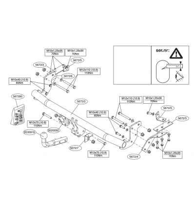 Фаркоп на Peugeot 4008 567200