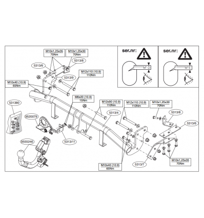 Фаркоп на Peugeot 4008 531300