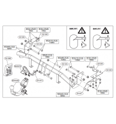 Фаркоп на Mitsubishi Asx 531300