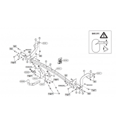 Фаркоп на Citroen C4 Picasso 525400