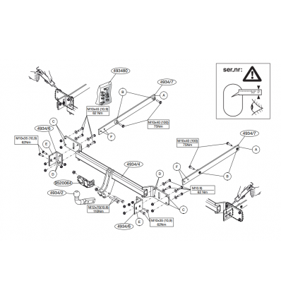 Фаркоп на Mercedes C 493400