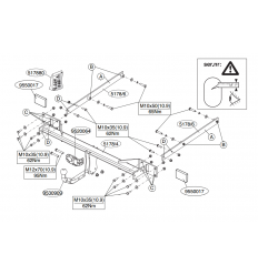 Фаркоп на Mercedes E-Class S212 517800