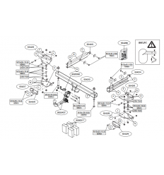 Фаркоп на Mercedes ML W166 554200