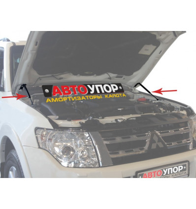 Амортизатор (упор) капота на Mitsubishi Pajero UMIPAJ012