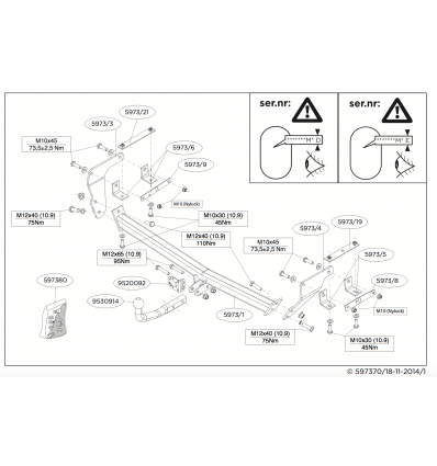 Фаркоп на Nissan Qashqai 597300