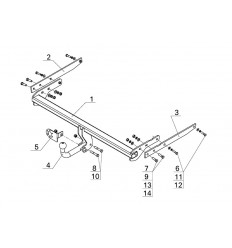 Фаркоп на Ford Kuga FD31