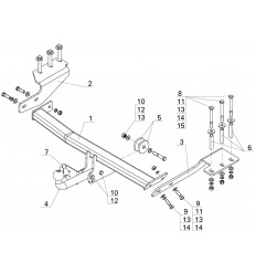 Фаркоп на Haval H6 HV01