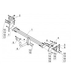 Фаркоп на Nissan Qashqai NS25