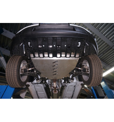 Защита картера двигателя и кпп на Ford Explorer 08.11ABC