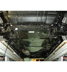 Защита картера двигателя и кпп на Nissan Patrol 15.10ABC