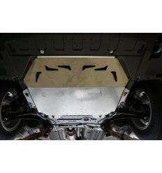 Защита картера двигателя и кпп на Mitsubishi Outlander 14.14ABC