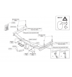 Фаркоп на Audi A4 518300