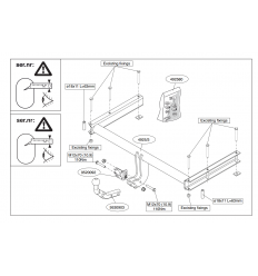 Фаркоп на Audi A4 492500