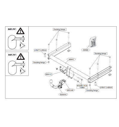 Фаркоп на Audi A4 492600