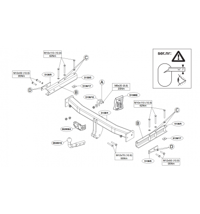 Фаркоп на Audi Q5 513800