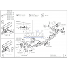 Оцинкованный фаркоп на Toyota Rav 4 T061A