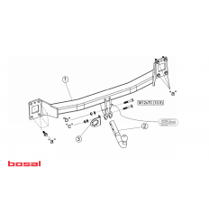 Фаркоп на Audi Q7 029-741