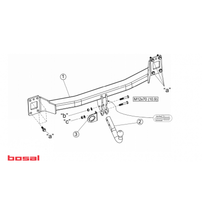 Фаркоп на Audi Q7 029-741