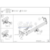 Оцинкованный фаркоп на Nissan Navara N052C