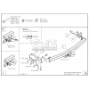 Оцинкованный фаркоп на Toyota Highlander T068A