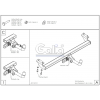 Оцинкованный фаркоп на Toyota Rav 4 T042A