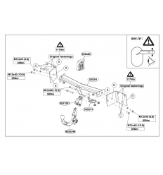 Фаркоп на BMW X1 E84 525200