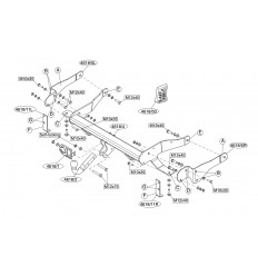 Фаркоп на Chevrolet Captiva 461800