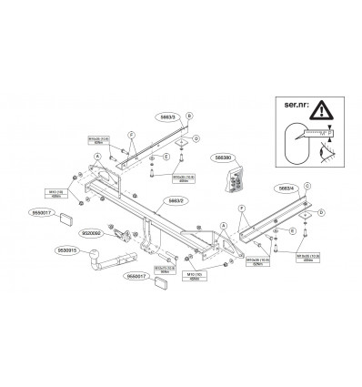 Фаркоп на Chevrolet Cruze 566300