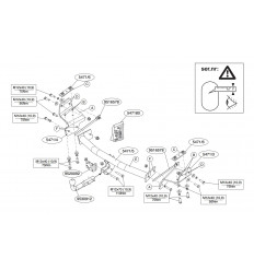 Фаркоп на Dodge Journey 547100