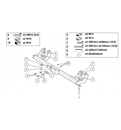 Фаркоп на Fiat Ducato 3 400300