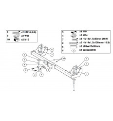 Фаркоп на Peugeot Boxer 2 400300