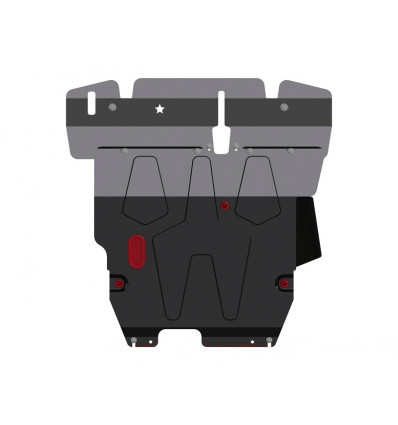Защита картера и КПП для Mitsubishi Lancer 14.0515
