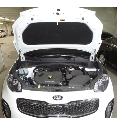 Газовые упоры на капот- KIA Sportage - KIA Sportage (3G), 2 л, 2011 года тюнинг