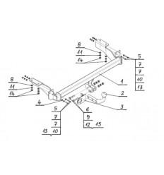 Фаркоп на Citroen C4 C-026