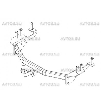 Фаркоп на Toyota Alphard TY39