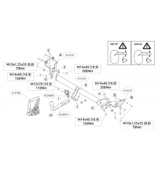 Фаркоп на Hyundai Tucson 613700