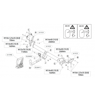 Фаркоп на Hyundai Tucson 613700