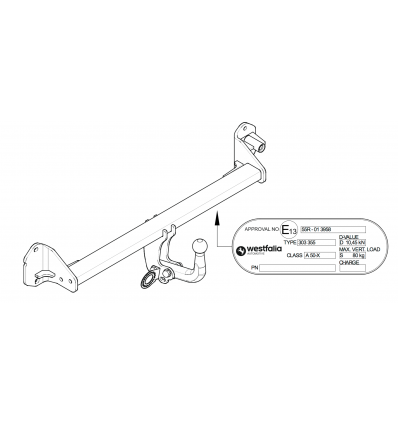 Фаркоп на BMW X1 303355600001